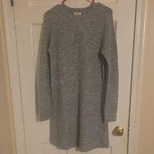 Gray Knit Women's Sweater